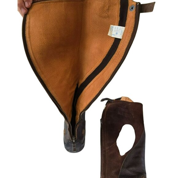 Brogini Supreme Long Leather Riding Boots Size 37, 44.5, 44 Brown JJ4108 - Picture 5 of 16